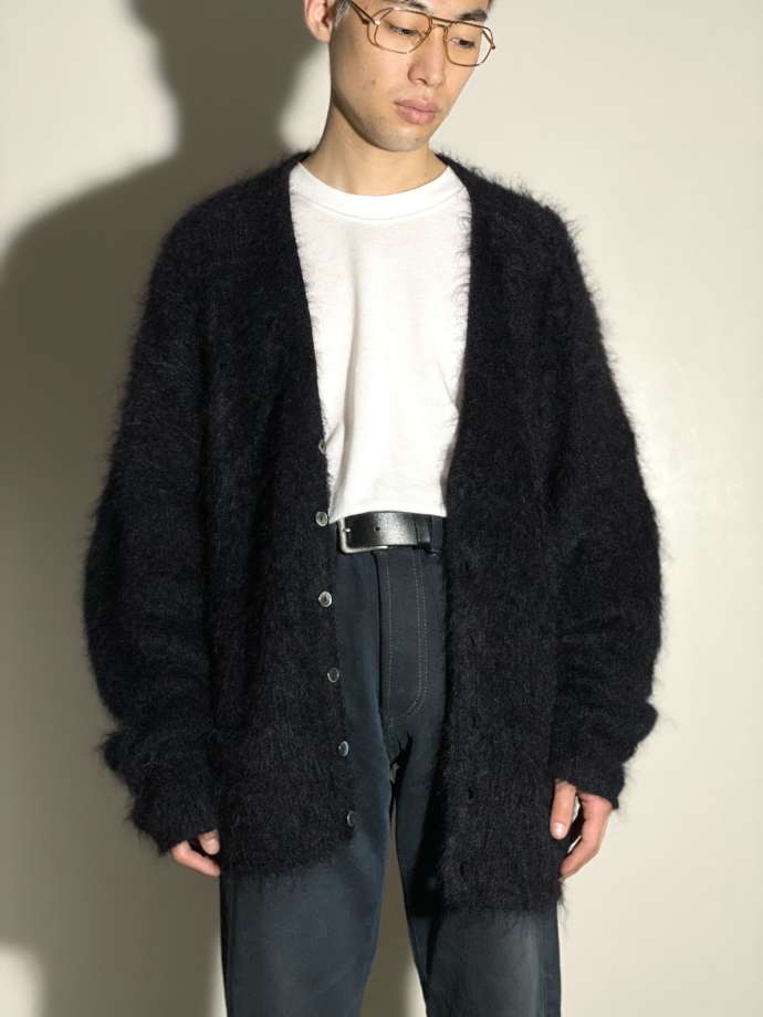 11,340円【美品】FRAGILE Mohair Cardigan モヘアカーディガン