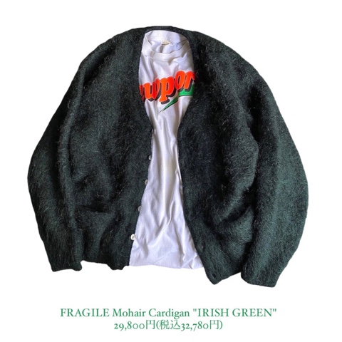 FRAGILE Mohair Cardigan（モヘアカーディガン） | 古着屋 Lemontea 